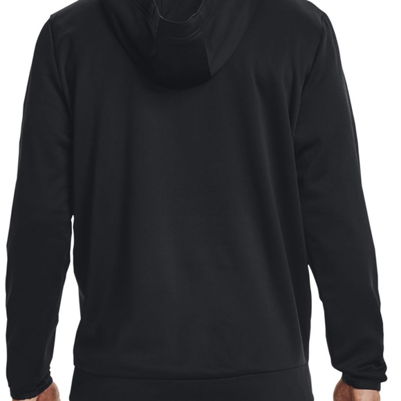 UNDER ARMOUR BASEBALL⚾️Black HOODIE Silver & White Logo Size Large - Picture 3 of 10